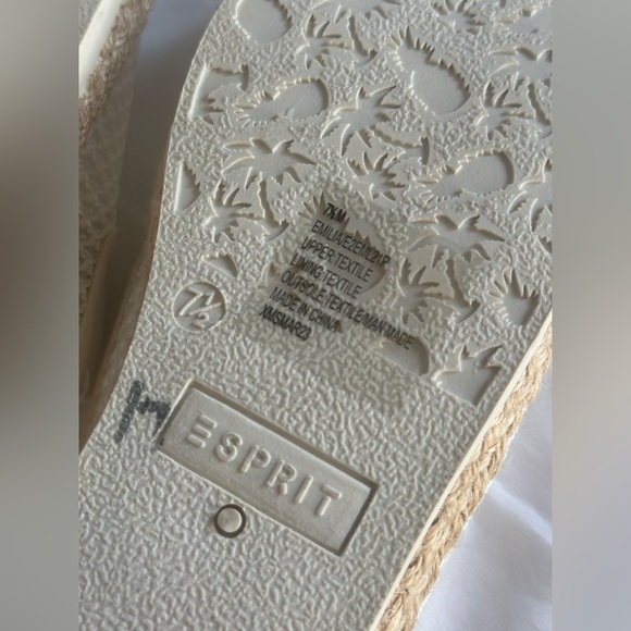 Esprit White Espadrilles Slip-On Shoes - Picture 7 of 7